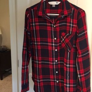 Old navy plaid flannel